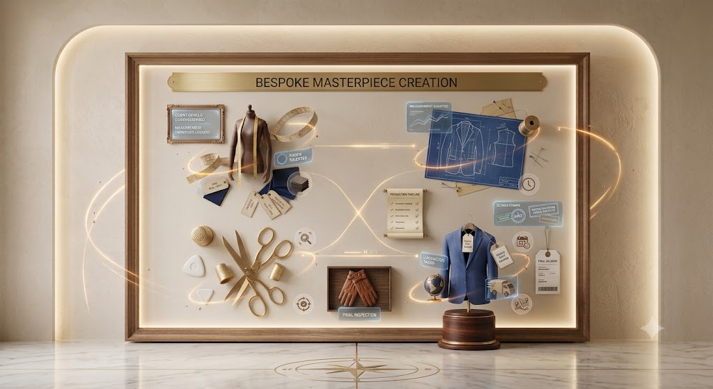 Bespoke tailoring craftsmanship